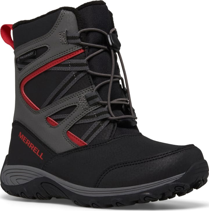 Kids' Outback Snow Boot 2.0 Waterproof Grey/Black/Red Merrell