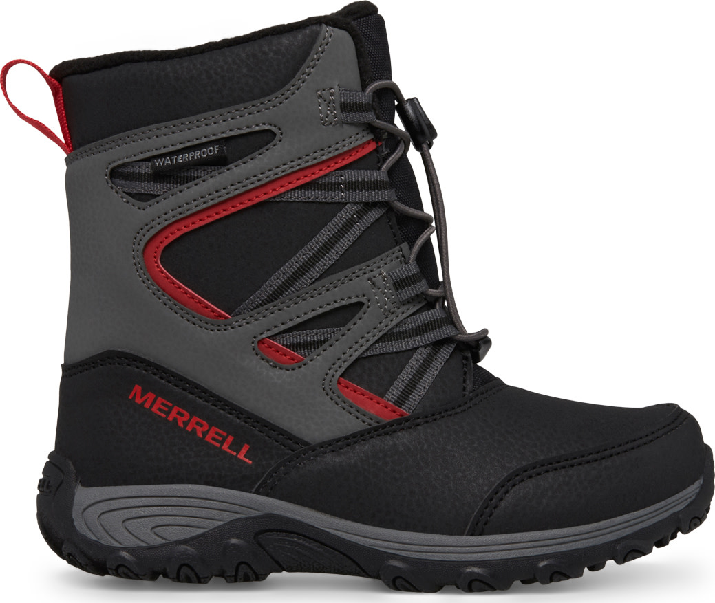 Kids’ Outback Snow Boot 2.0 Waterproof Grey/Black/Red