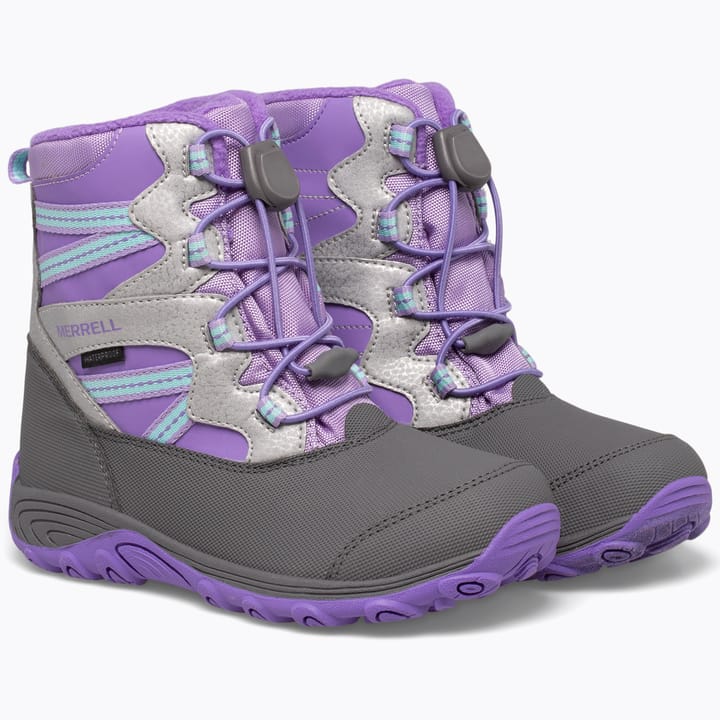 Kids' Outback Snow Boot Purple/Silver Merrell