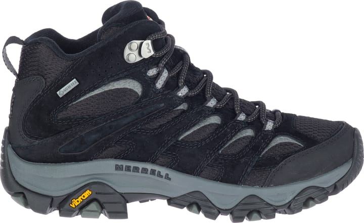 Merrell Women's Moab 3 Mid Gore-Tex Black/Grey Merrell Merrell Women's Moab 3 Mid Gore-Tex Black/Grey Merrell