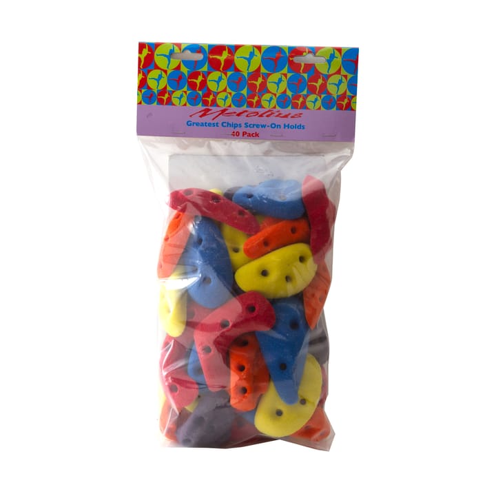 Metolius Climbing Pu Greatest Chips Screw On 40 pcs Multi Metolius Climbing