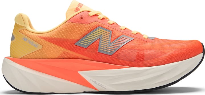 New Balance Men's FuelCell Rebel V5 Tangerine Heat / Silver Metallic New Balance