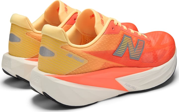New Balance Men's FuelCell Rebel V5 Tangerine Heat / Silver Metallic New Balance