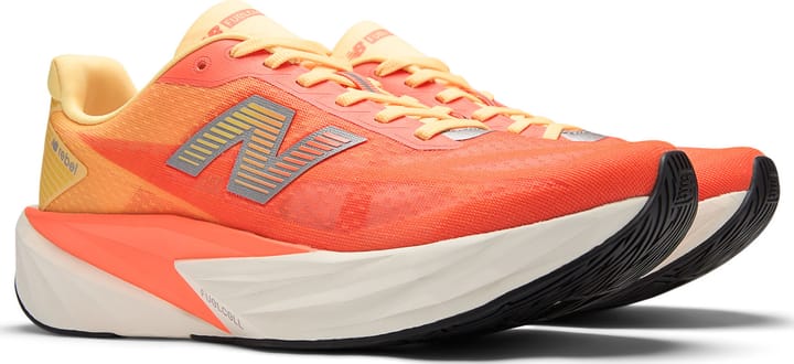 New Balance Men's FuelCell Rebel V5 Tangerine Heat / Silver Metallic New Balance