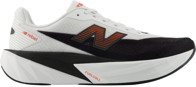 New Balance Men's FuelCell Rebel V5 Nb 103 White / Neo Flame