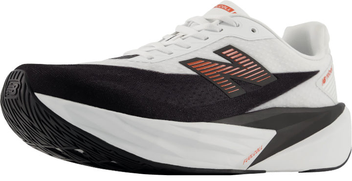 New Balance Men's FuelCell Rebel V5 Nb 103 White / Neo Flame New Balance