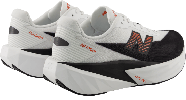 New Balance Men's FuelCell Rebel V5 Nb 103 White / Neo Flame New Balance