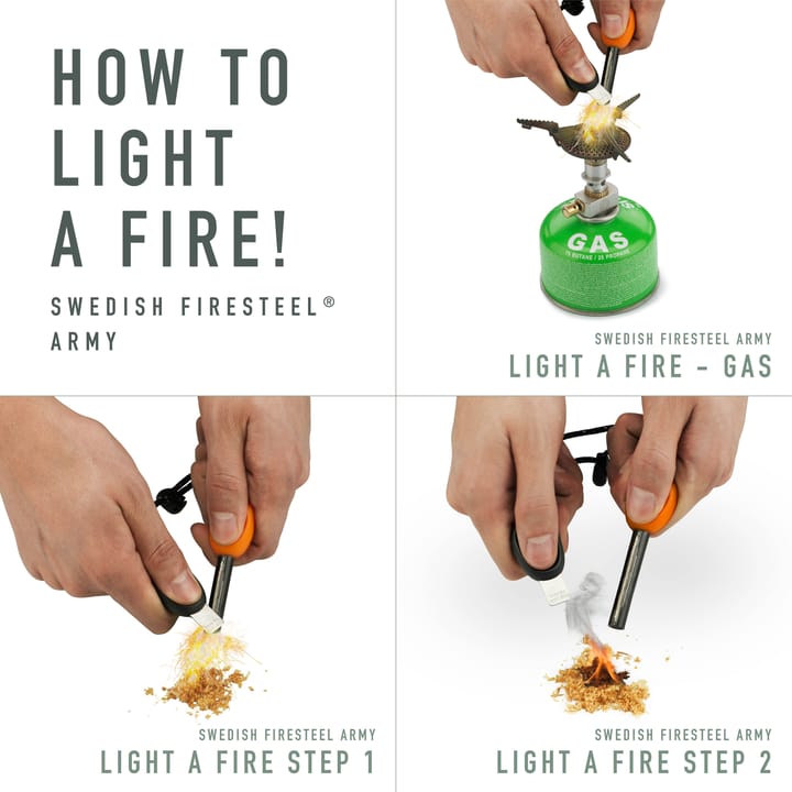 Light My Fire Swedish Firesteel Bio Army  Rusty Orange Light My Fire