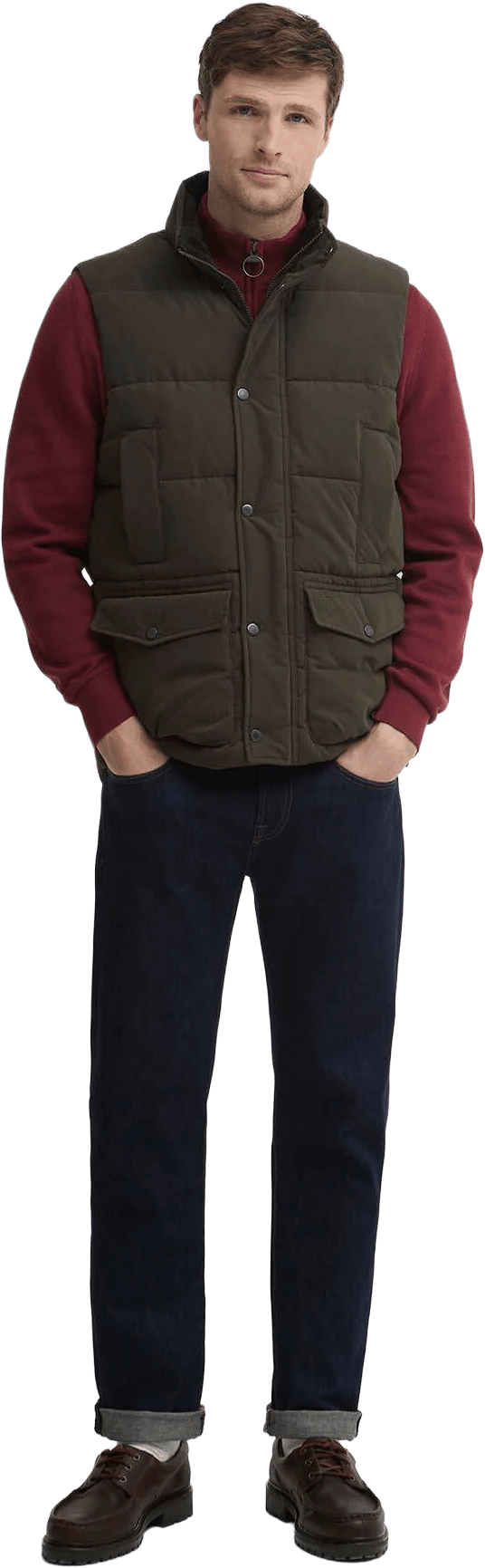 Barbour Men's Lonnen Gilet Dark Sage Barbour