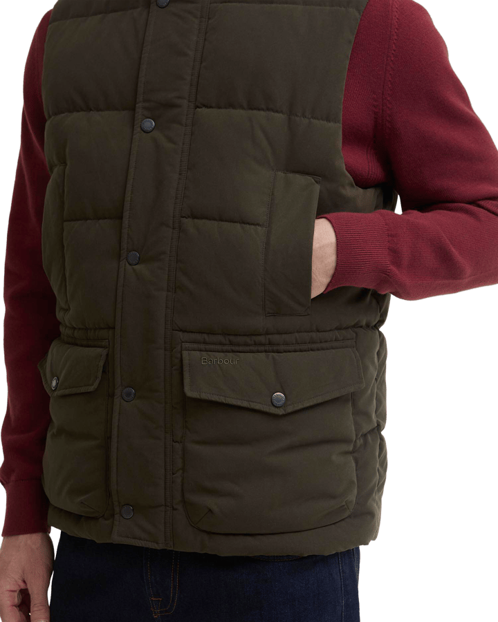 Barbour Men's Lonnen Gilet Dark Sage Barbour