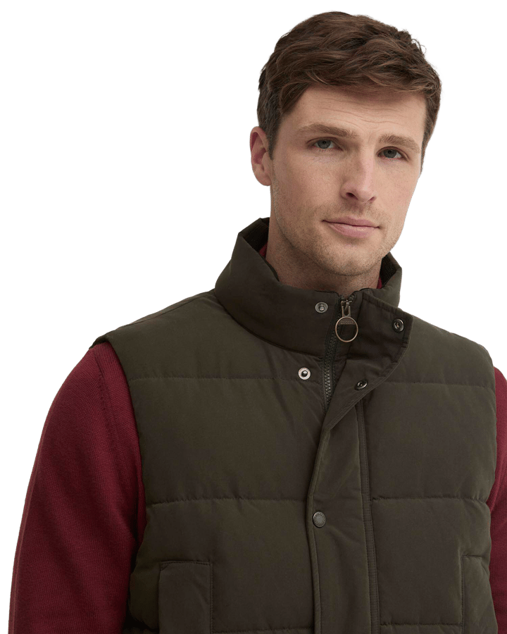 Barbour Men's Lonnen Gilet Dark Sage Barbour