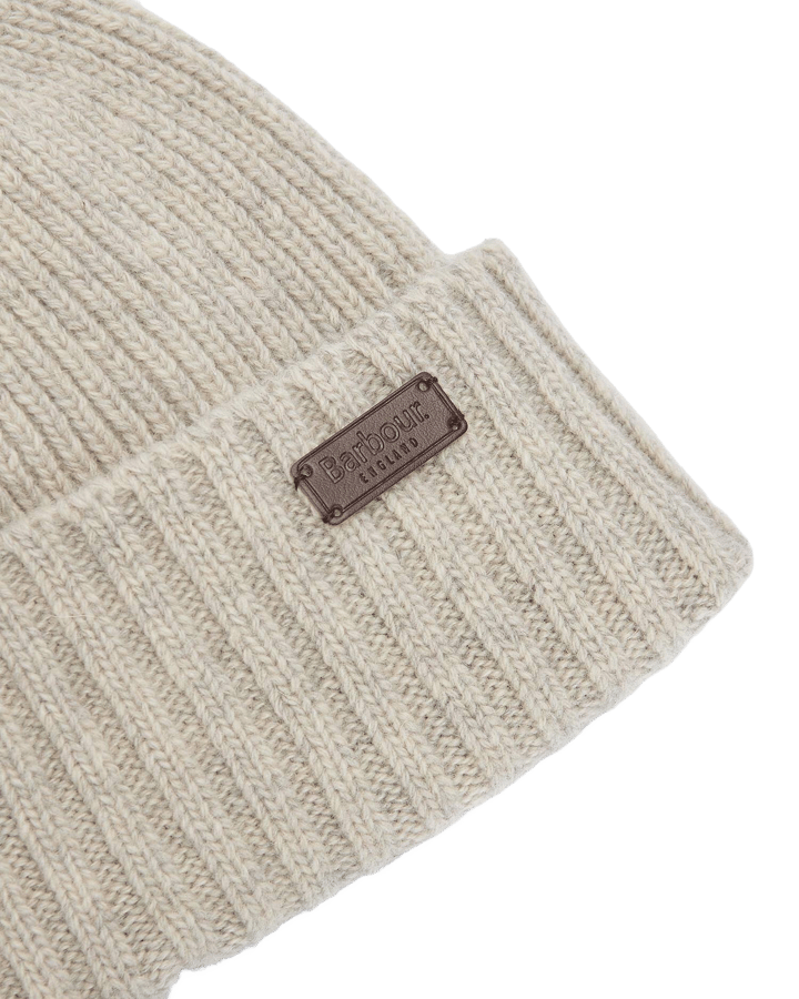 Barbour Unisex Carlton Beanie Light Grey Barbour