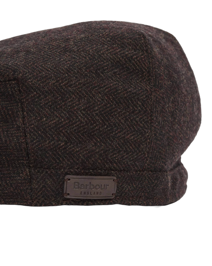 Barbour Men's Barlow Flat Cap Brown Barbour