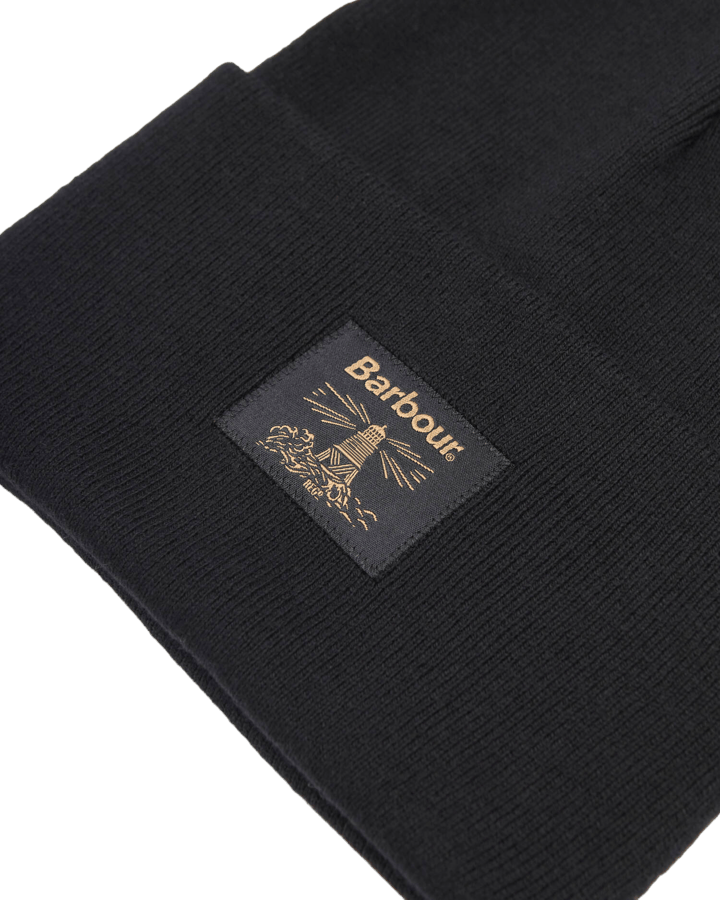 Barbour Unisex Harton Beanie Black Barbour