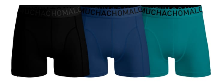 Muchachomalo 1010 3pk Microfiber Boxer 67 Black/blue/green Muchachomalo