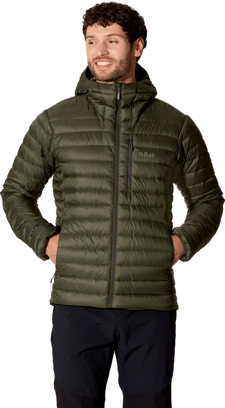 Rab Men's Microlight Alpine Down Jacket Army Rab