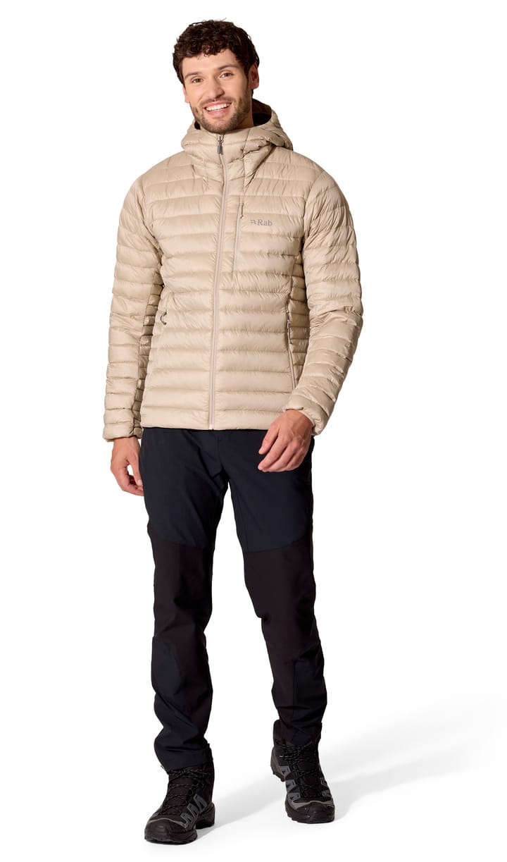 Rab Men's Microlight Alpine Down Jacket Dark Pebble Rab