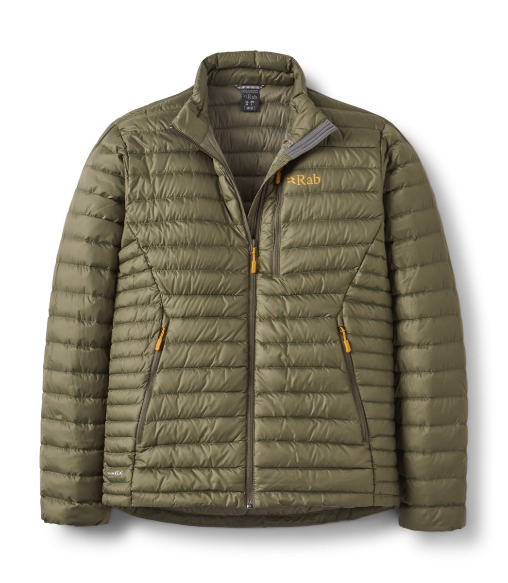 Rab Men's Microlight Down Jacket Light Khaki