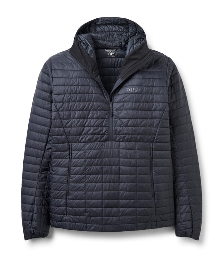 Rab Microlighter Pullover Hoody Black Rab