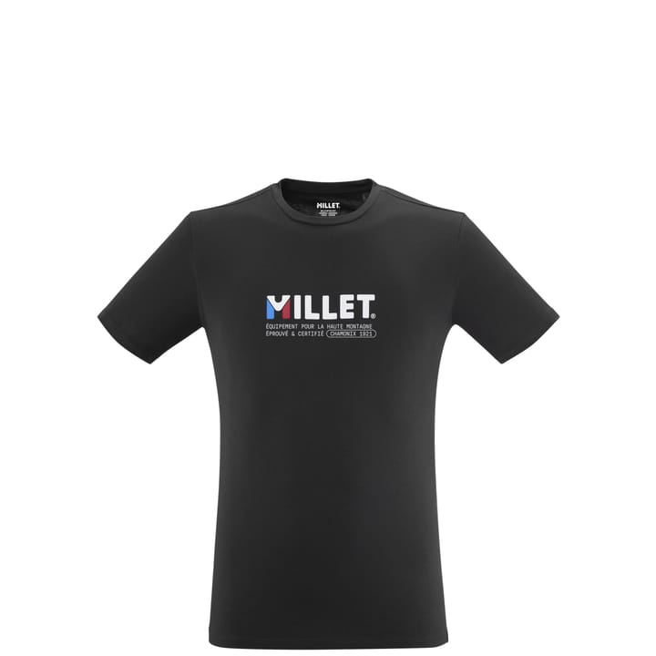 Millet Tee Shirt Millet Ts Ss M Men Black - Noir Millet