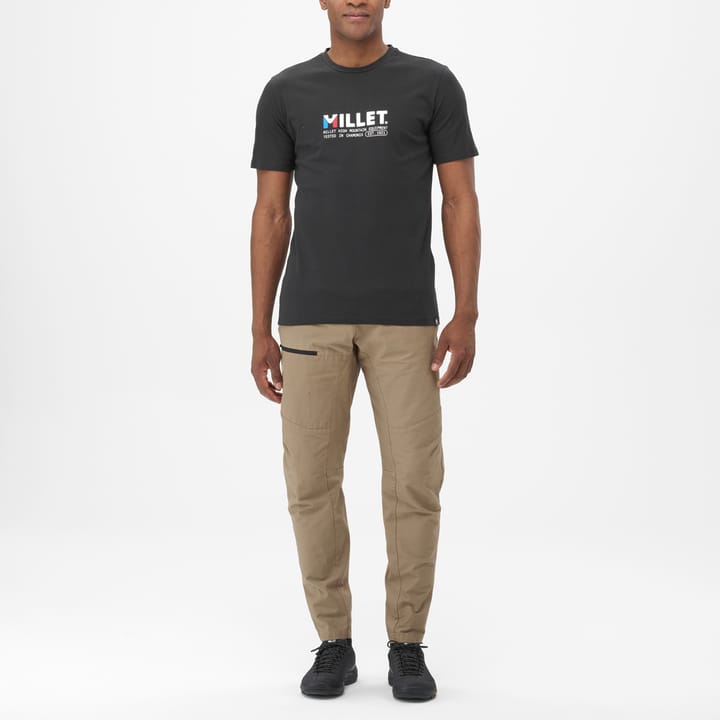 Millet Tee Shirt Millet Ts Ss M Men Black - Noir Millet