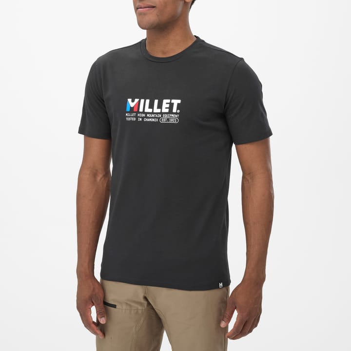 Millet Tee Shirt Millet Ts Ss M Men Black - Noir Millet