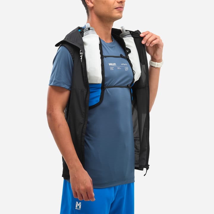 Millet Softshell Intense Windbreaker Vest M Men Black - Noir Millet