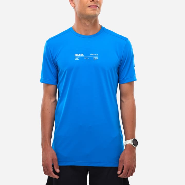 Millet Tee Shirt Intense Essential Ts Ss M Men Icon Blue Millet