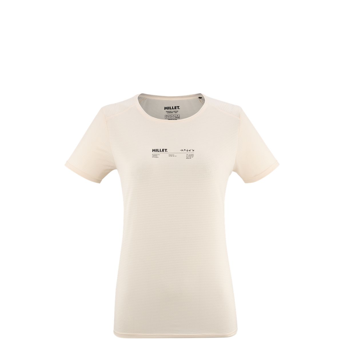 Millet Tee Shirt Intense Essential Ts Ss W  Vanilla Cream