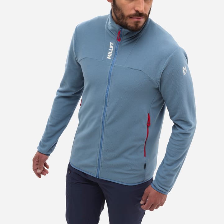 Millet Fleece Ubic Lightgrid Jkt M Men Coronet Blue Millet