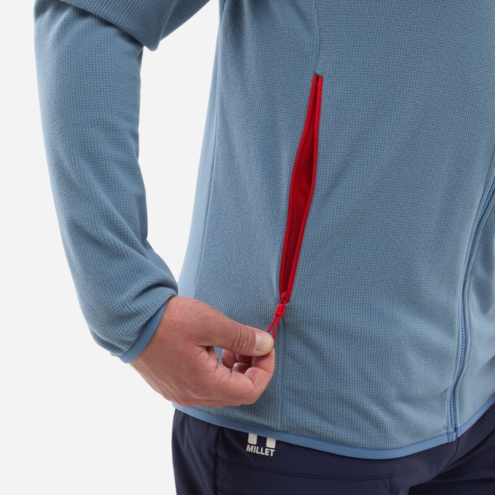 Millet Fleece Ubic Lightgrid Jkt M Men Coronet Blue Millet