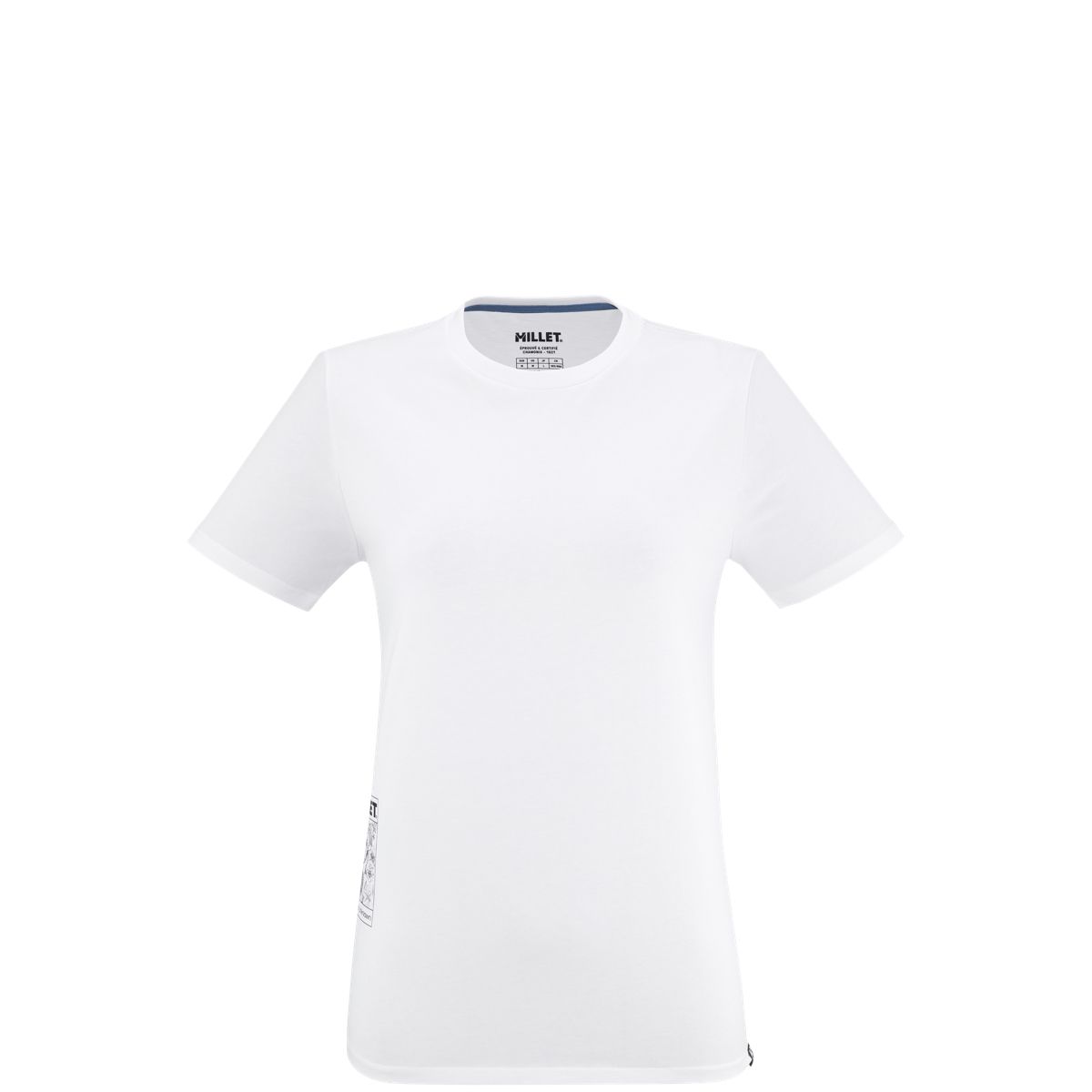 Millet Tee Shirt Chamonix Flower Ts Ss W  White - Blanc