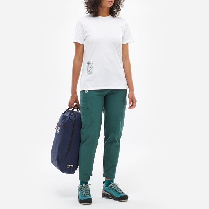 Millet Tee Shirt Chamonix Flower Ts Ss W  White - Blanc Millet