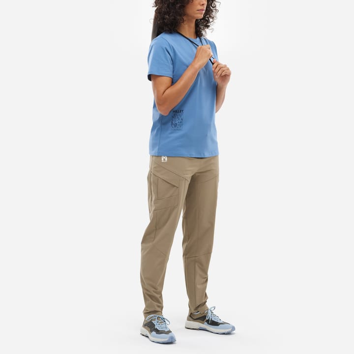 Millet Tee Shirt Chamonix Flower Ts Ss W  Coronet Blue Millet