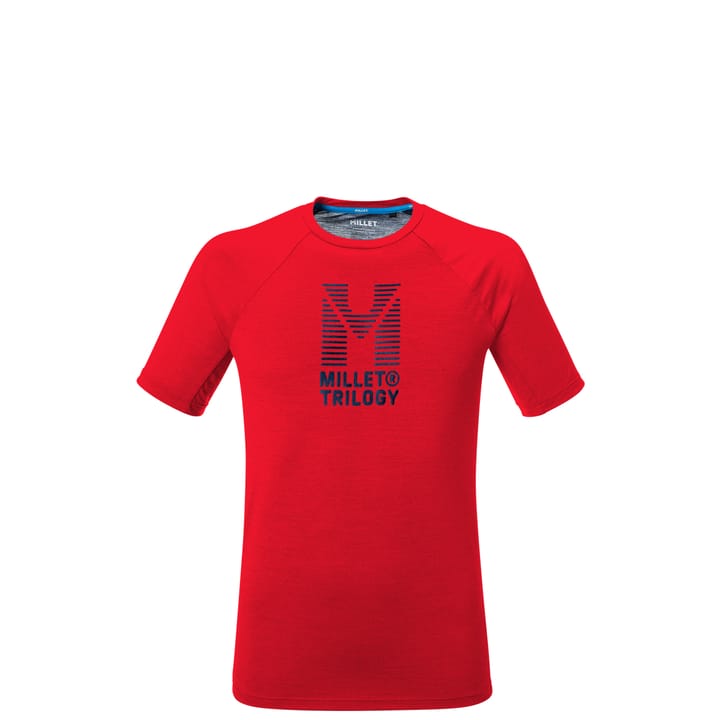 Millet Tee Shirt Trilogy Icon Ts Ss M Men Red - Rouge Millet