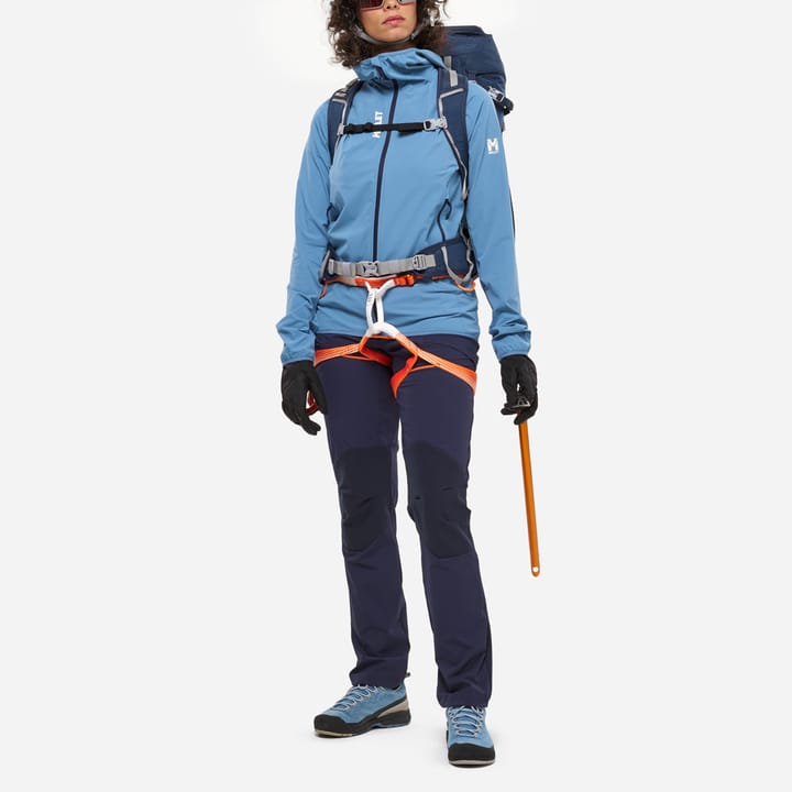 Millet Softshell Kamet Xcs Light Hoodie W Women Coronet Blue Millet