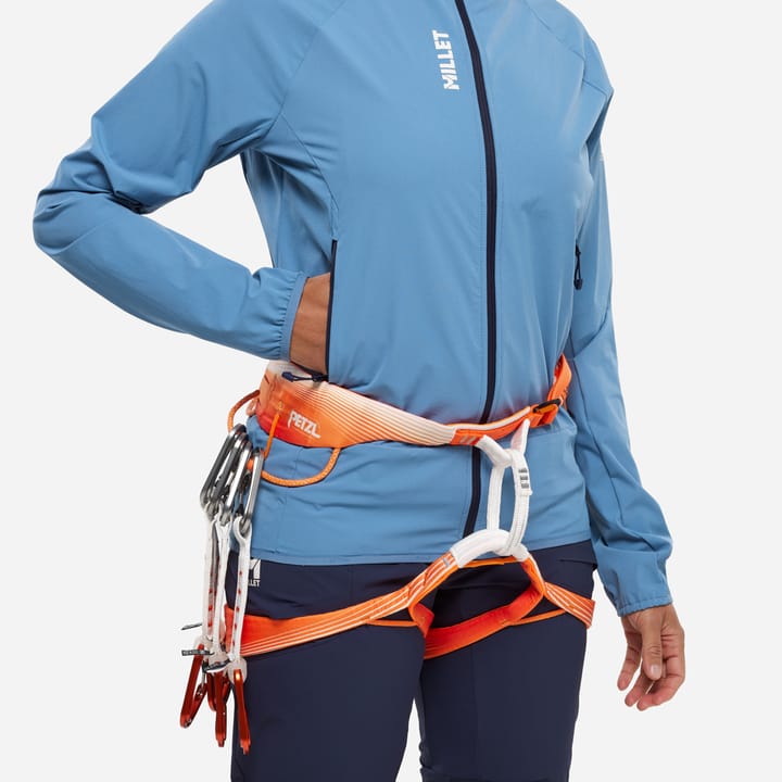 Millet Softshell Kamet Xcs Light Hoodie W Women Coronet Blue Millet