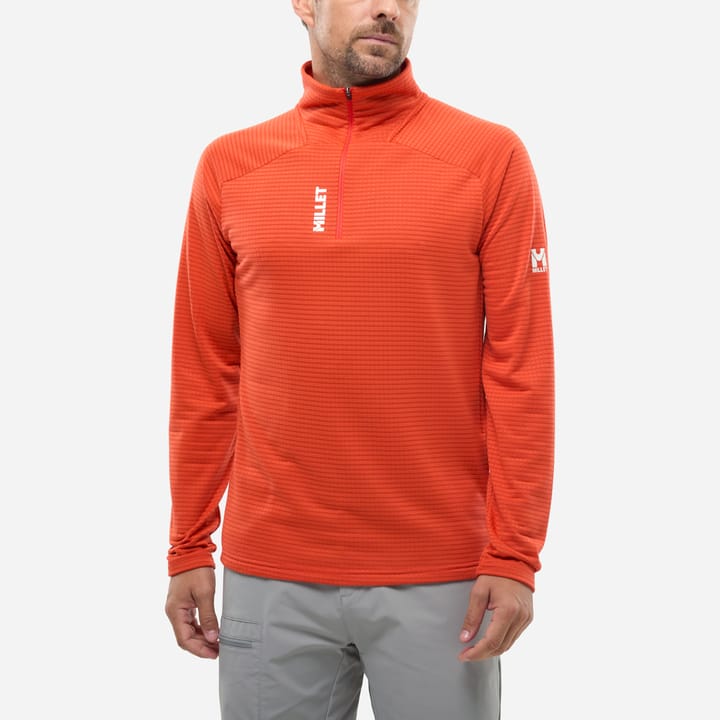 Millet Pullover Parmelan Light Fleece Po M Paprika Millet