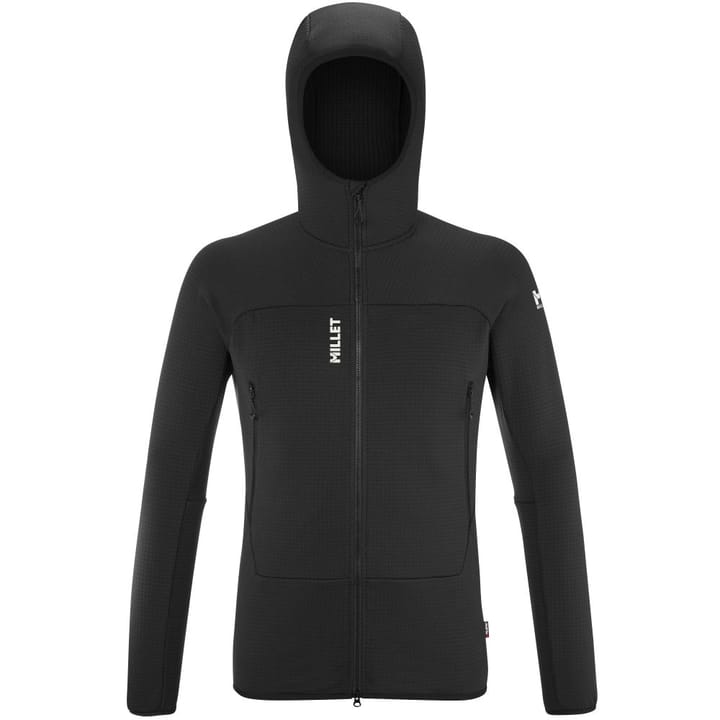 Millet Fusion Grid Hoodie M Black - Noir Millet