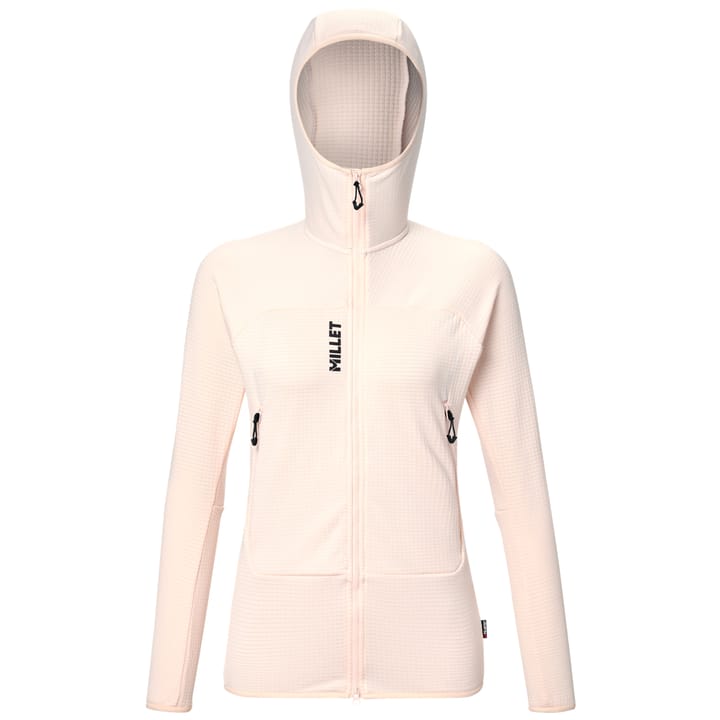 Millet Fleece Fusion Grid Hoodie W Women Vanilla Cream Millet