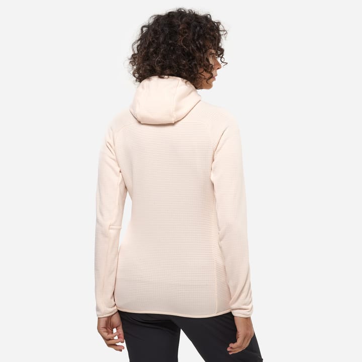 Millet Fleece Fusion Grid Hoodie W Women Vanilla Cream Millet