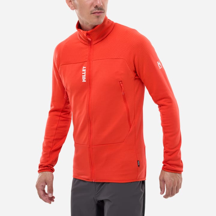 Millet Fusion Grid Jkt M Paprika Millet