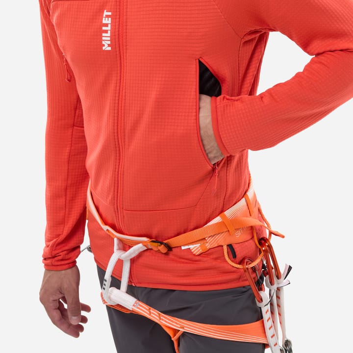 Millet Fusion Grid Jkt M Paprika Millet