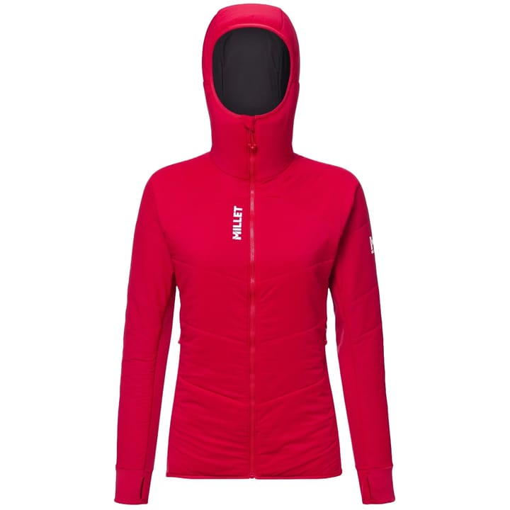 Millet M White Primaloft Hoodie W Red - Rouge Millet