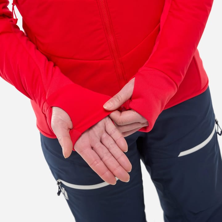 Millet M White Primaloft Hoodie W Red - Rouge Millet