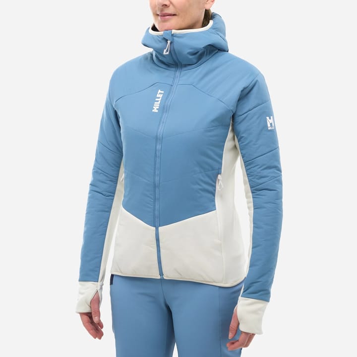 Millet M White Primaloft Hoodie W Coronet Blue/foggy Dew Millet