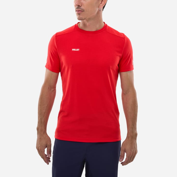 Millet Tee Shirt Fusion Ts Ss M Men Red - Rouge Millet