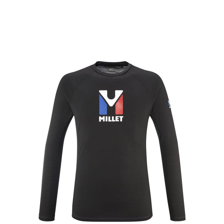 Millet Trilogy Wool Ts Ls M Black - Noir Millet