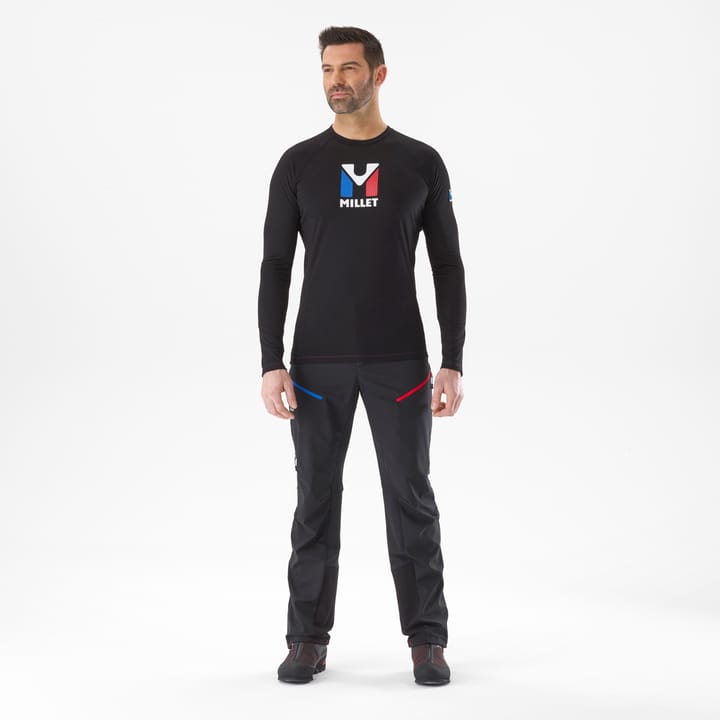 Millet Trilogy Wool Ts Ls M Black - Noir Millet