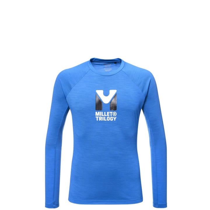 Millet Trilogy Wool Ts Ls M Icon Blue Millet
